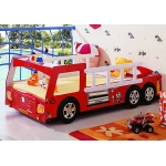 Детская кровать пожарная машина