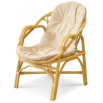 Кресло из плетеного ротанга