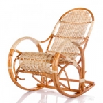 Кресло-качалка, модель 1 ротанг/лоза